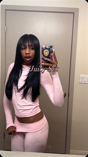 Yournewobsession on Instagram: "Viral Juicy Set🎀 try on Pt.2 #reels #tryon #outfits #fypreels #explore #pink #twopiecesets"