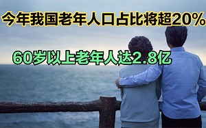 今年我国老年人口占比将超20%！回顾中国历年老年人口占比变化