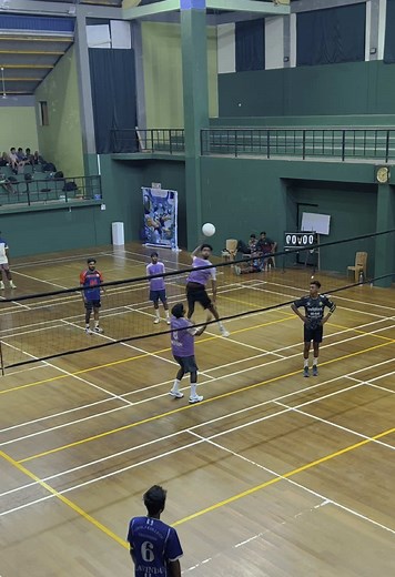 Volleyball Spike Attack in Negombo, Sri Lanka