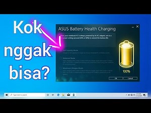 Asus Battery Health Charging Tidak Berfungsi - ini caranya