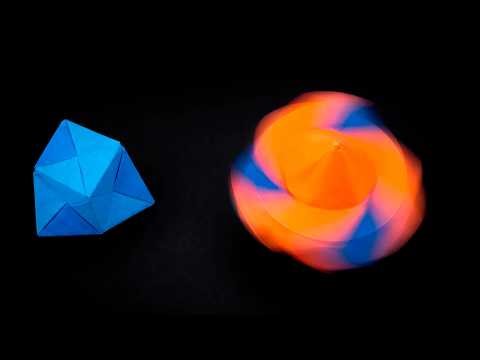 How to Make an EPIC Paper Spinner! (Easy Origami Fidget Toy)