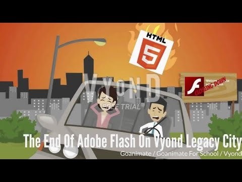 The End of Adobe Flash on Vyond Legacy City (International Version) (20th Birthday Special)