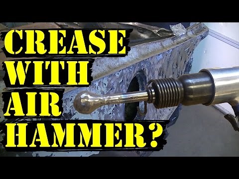 CREASE Derby Car with AIR HAMMER - Making Custom Bit (Demo Derby Tips)