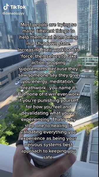 The relationship with yourself comes before any ‘tool’ or ‘practice’ 💚 #healingthenervoussystem #nervoussystemregulation #traumaresponse