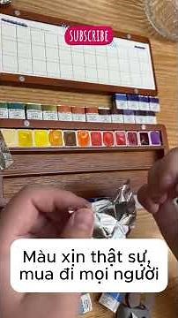 ✨✏️ Super cool color test Sennelier for professional artists #review #unbox