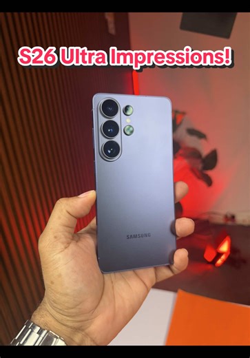 ₦1,780,000 ($1,300) for the new Samsung Galaxy S26 Ultra. This isn’t a dramatic redesign, it’s refinement. But the real headline? Privacy Display. Turn it on and your screen fades from side angles. No screen protector. Built into the hardware. Everything else is peak flagship: fast, bright, powerful, just polished. ::::::::::::::: Quick Specs ::::::::::::::: 6.9” 1440p LTPO AMOLED, 120Hz, 2600 nits Snapdragon 8 Elite Gen 5 (3nm) 200MP quad camera system 5000mAh, 60W wired charging Android 16, 7 