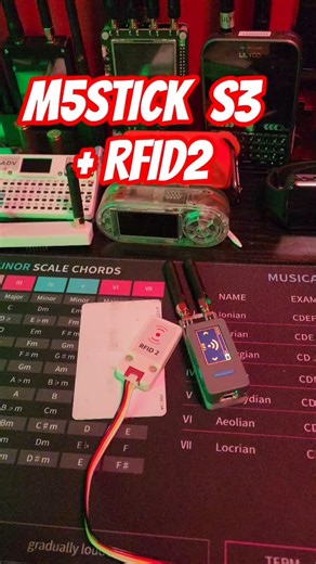 M5STICK S3 plus RFID2 reader #cybersecurity #flipperzero #hacking101 #cybersecurity
