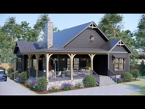 39x39ft (12x12m) Coolest 2 Bedroom MODERN FARMHOUSE Of The Year | Full Tour!