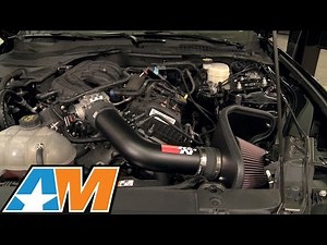 Dyno: 2015-2017 Mustang K&N Series 69 Typhoon Air Intake (V6) Review & Install