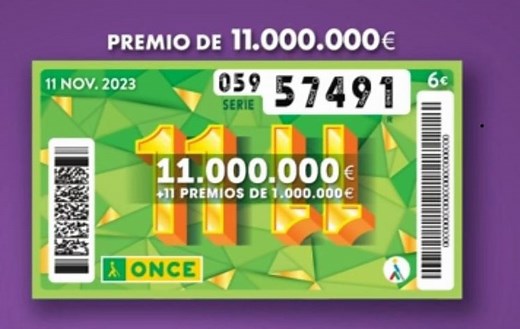 ¡¡El sorteo 11/11 de la ONCE reparte más de 16 MILLONES de euros en #Santiago de Compostela, enhorabuena a los ganadores!!👏👏 Y premios de UN MILLÓN en Valverde del Camino, Algeciras, Blanes, León y Campo Real 👉Comprueba tus #PremiosONCE en www.juegosonce.es #BienJugado | ONCE
