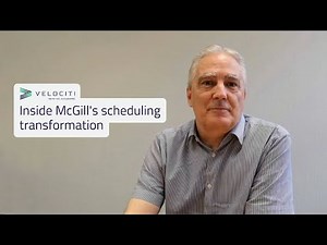 Inside McGill's scheduling transformation