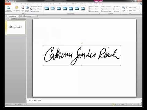 How to... Create a Transparent Signature Stamp for Adobe Acrobat X
