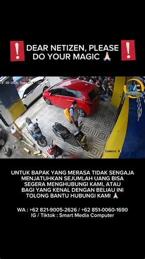 Jadi Bapak yang di dalam video telah menjatuhkan Sejumlah Uang saat berkunjung di Toko kami Smart Media Kakatua pada hari Selasa 10 Februari 2026 sekitar pukul 5 sore, yang kenal dengan bapak ini tolong hubungi nomor WA Di bio kami, terima kasih🙏 Spesialis laptop terlengkap ada di sini! Mau cari ultrabook, laptop gaming, office, editing sampai aksesoris pelengkap laptop PC semua ready dengan harga paling update! Cek Toko Offline & Online kita sekarang juga! 🛍️💻 ⏰ Buka Setiap Hari | Jam Operas