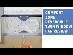 Comfort Zone CZ310R 3-Speed 3-Function Expandable Reversible Twin Window Fan Review