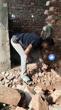 অসাধারণ একটি রিপারিং কাজ 🤔 #constructionwork #Masonry work