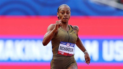 Sha'Carri Richardson wins silver in women's 100m sprint
