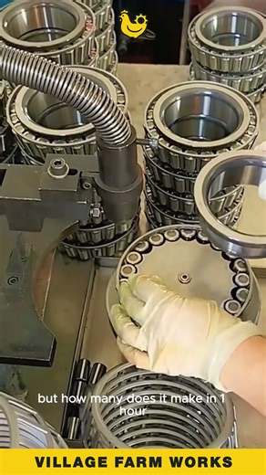 This Machine Just PERFECTED Bearing Assembly! ⚙️ #Manufacturing