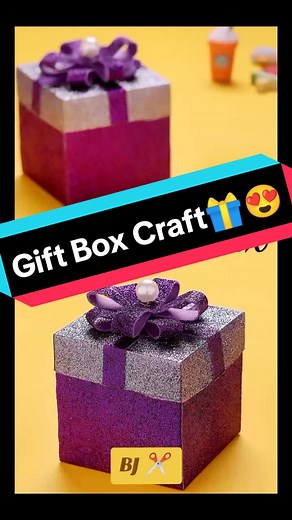 Gift Box Craft🎁😍✂️#fypシ #mycraft#foryoupage#500k #foryou#WhatToPlay