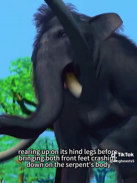 Titanoboa vs Mammoth: An Epic Showdown of Giants