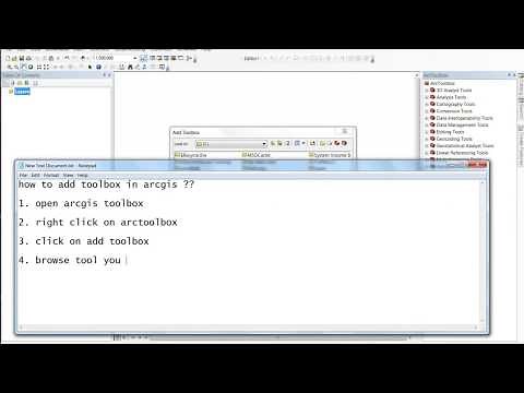 Add toolbox to arcmap