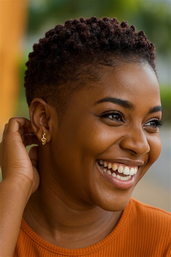 Soft natural curls shaped close to the scalp — minimal, fresh, and full of charm. 🌿 #NaturalGlow | StayGlam