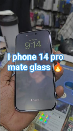 Gaming🎮📲✅Matte tempered glass for iphone14 pro #trend #protector #mattetemperedglass