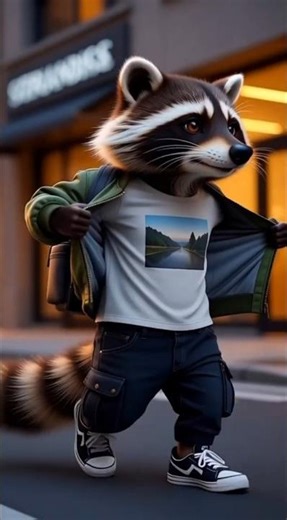 "Raccoon Transformation!" 🦝