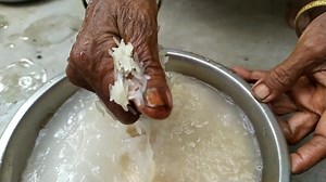 Basmati Chaler Bhuna Khichuri And Chalkumro'r bora Bhaja Niramish Recipe 😋😋।। #BhunaKhichuri #appayan | Appayan