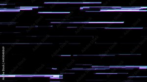 Hacked computer screen with glitch effect. Error templates with distortion lines. Abstract digital background with colored noise waves. 3D rendering.