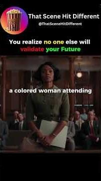The Moment You Realize No One Else Will Validate Your Vision 🧠🚀 #Shorts #HiddenFigures