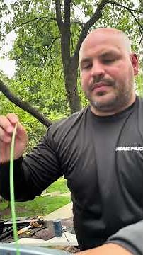 How to unclog a sunroof drain. #automobile #detailing #howto