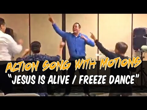Action Songs w/ Tyler Hodge - Jesus Is Alive Freeze Dance