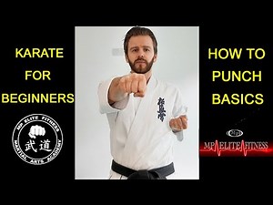Karate for beginners - HOW TO PUNCH (Basic Karate straight punches)