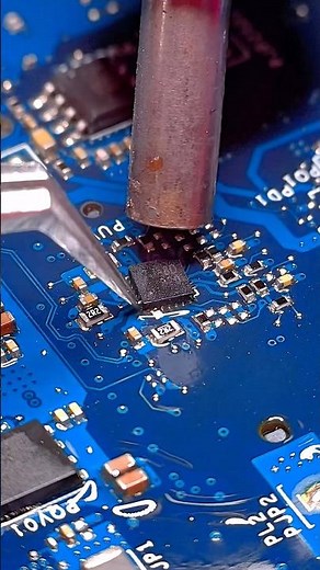 Dell Inspiron 16 GPU Power Repair 🎮 | VGA Power IC Replacement #dell #repair #electronics