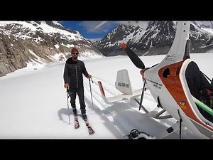 Adventure with gyrocopters on Mont Blanc
