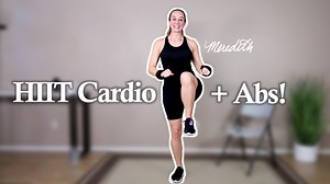 40 Min HIIT Cardio   Abs Workout For Seniors | Intermediate level | Weights Optional - Senior Fitness With Meredith