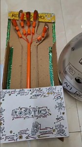 Robo hand project#robotics#robo crafts for school project #5th class science project ideas