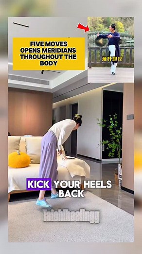 Unblock your body’s energy pathways with these five powerful movements! Just a few minutes a day can boost circulation, release tension, and leave you feeling lighter, stronger, and deeply recharged. ✨ Try them today and feel the difference from head to toe! 💫 #EnergyFlow #BodyHealing #DailyWellness #MindBodyBalance #FullBodyStretch #CirculationBoost #HolisticHealth #WellnessJourney #SelfCareRoutine #NaturalHealing | Taichi Healing