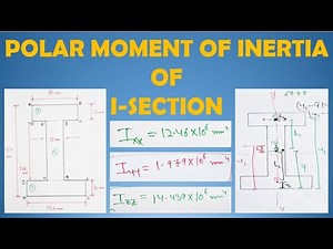 Polar Moment Of Inertia Of I - Section | Hindi | Strength Of Materials |