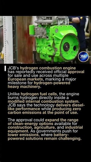 JCB's Hydrogen Engine Changes Everything! 🚜💨