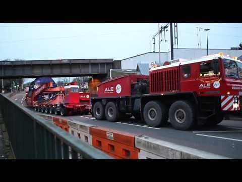 A.L.E Heavy Haulage Unipower - North London Electrical Transformer move