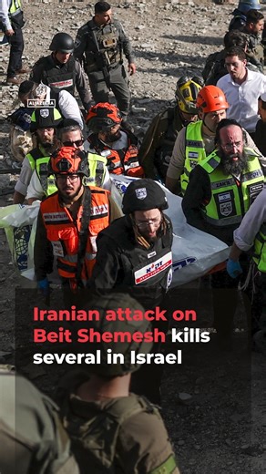 An Iranian missile attack on the Israeli town of Beit Shemesh has killed at least nine people and wounded dozens more. The strikes reportedly targeted an army headquarters and a weapons manufacturing complex. | Al Jazeera English