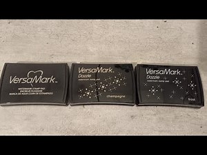 Je teste les différentes Versamark, classique, frost et champagne (DT Custodeco)