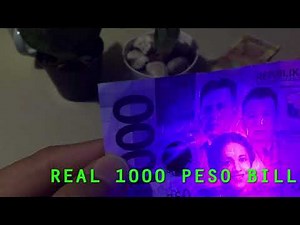 Detect True money | UV Light.