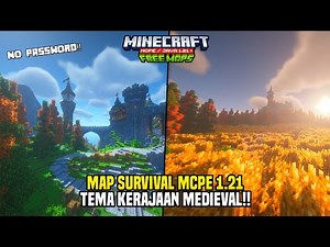 MEDIAFIRE ‼️ Download Map Survival Mcpe 1.21 Tema Medieval - Bagi Bagi Map Survival Minecraft Pe