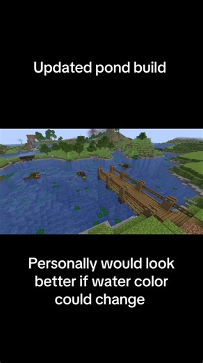 Minecraft needs to add more mobs that go in water. Like ducks, beavers, turtles #minecraft #mojang