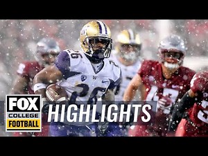 Washington State vs. Washington | FOX COLLEGE FOOTBALL HIGHLIGHTS