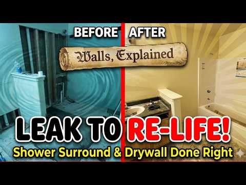 The Ultimate Guide to Matching & Restoring Drywall (Shower Surround)