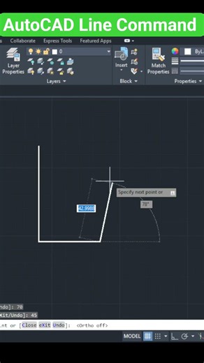 Autocad 2d Line Command | how to draw Line In autocad @cadcamtechstudy