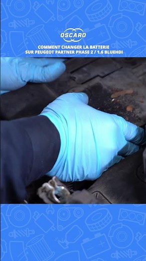 Changer la batterie sur Peugeot Partner #auto #doityourself #car #tutorials